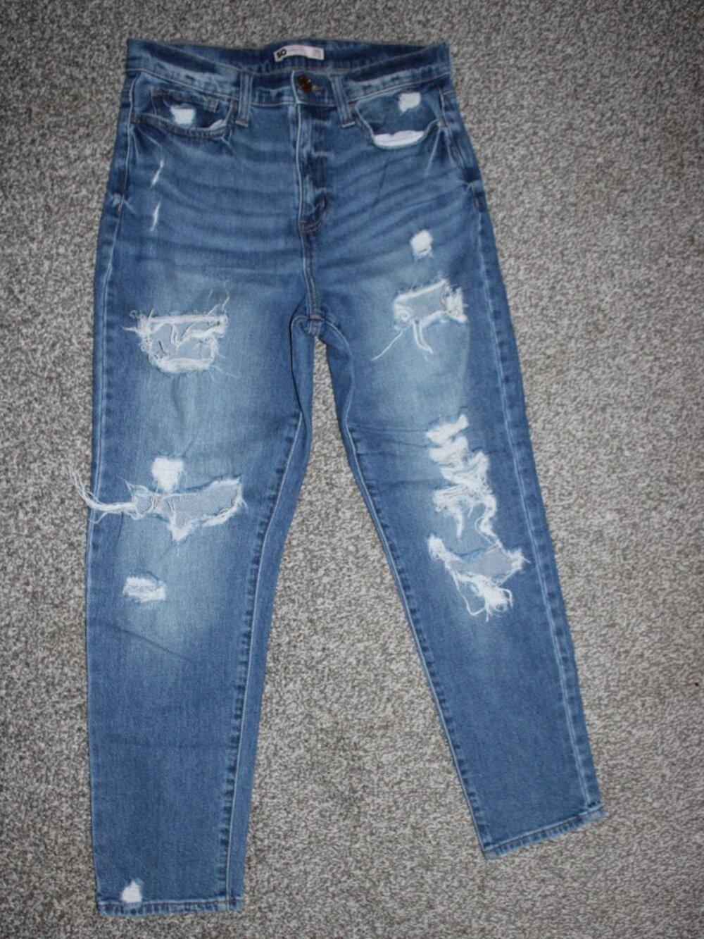 High waisted mom jeans